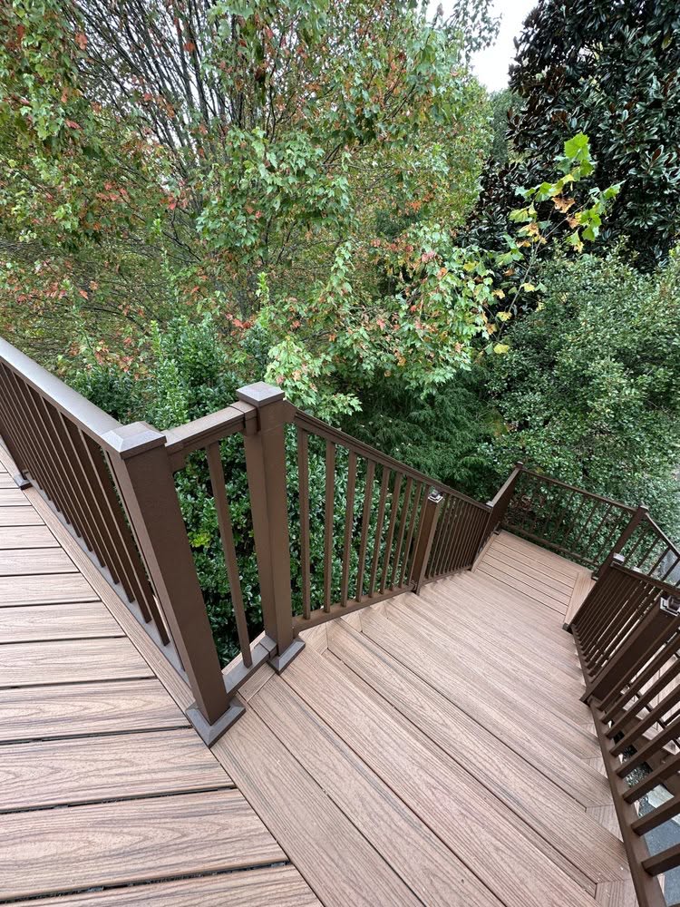 Deck Building project 3 by Terra Builders AVL in Asheville NC