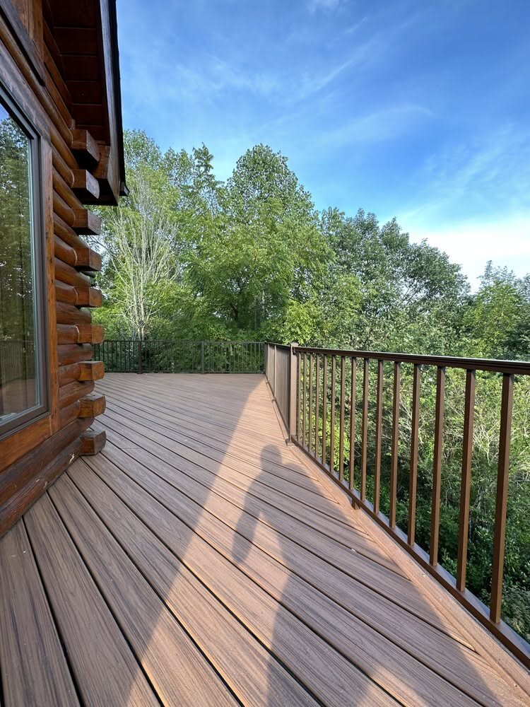 Mountain View Composite Deck by Terra Builders AVL